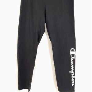 Champion Women's Activewear Capri Legging w/ Stripe Waistband Black Size XS